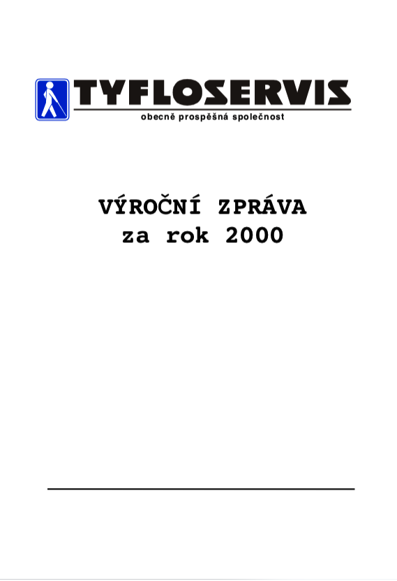 Výroční zpráva 2000